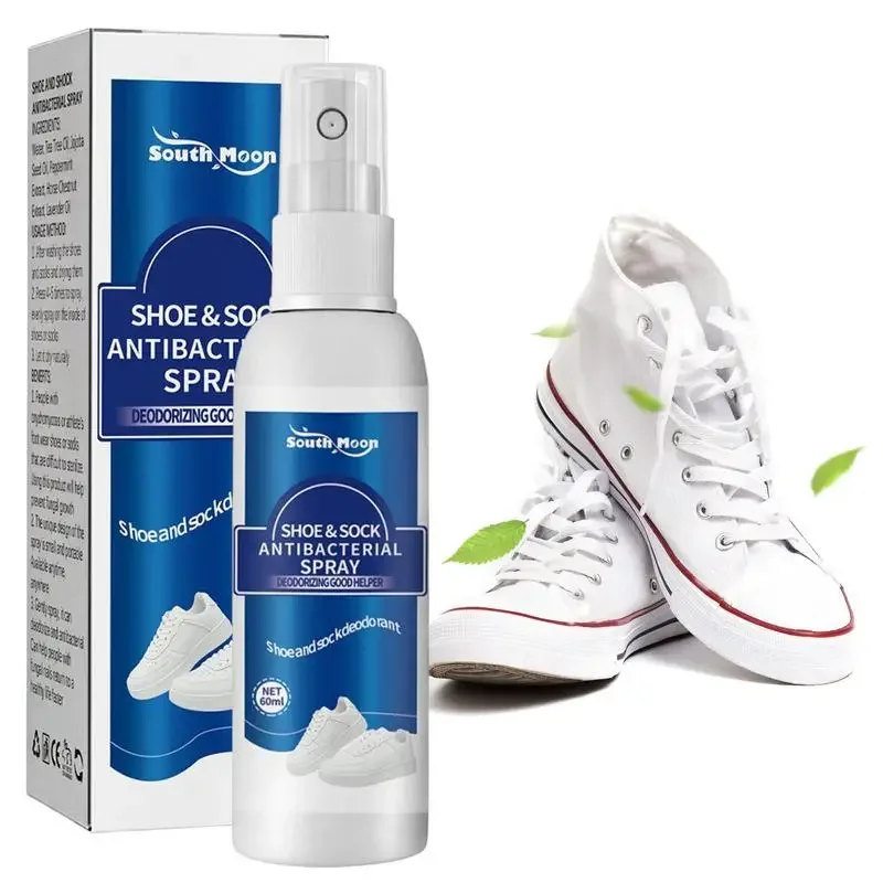 Shoe Foot Deodorizer Spray Natural Deodorizer Spray Refreshing Foot Spray Odor Removal Anti-sweat Foot Care Deodorant