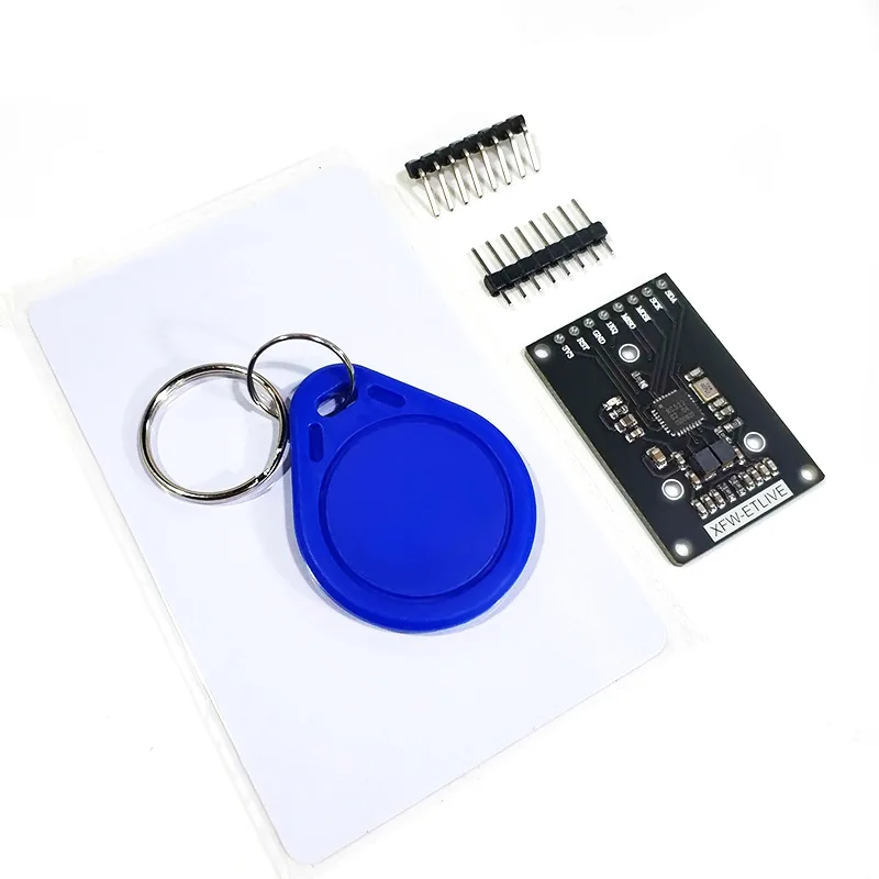 RC522 mini version RFID radio frequency IC card induction read and write swipe module, small size 13.56MHZ