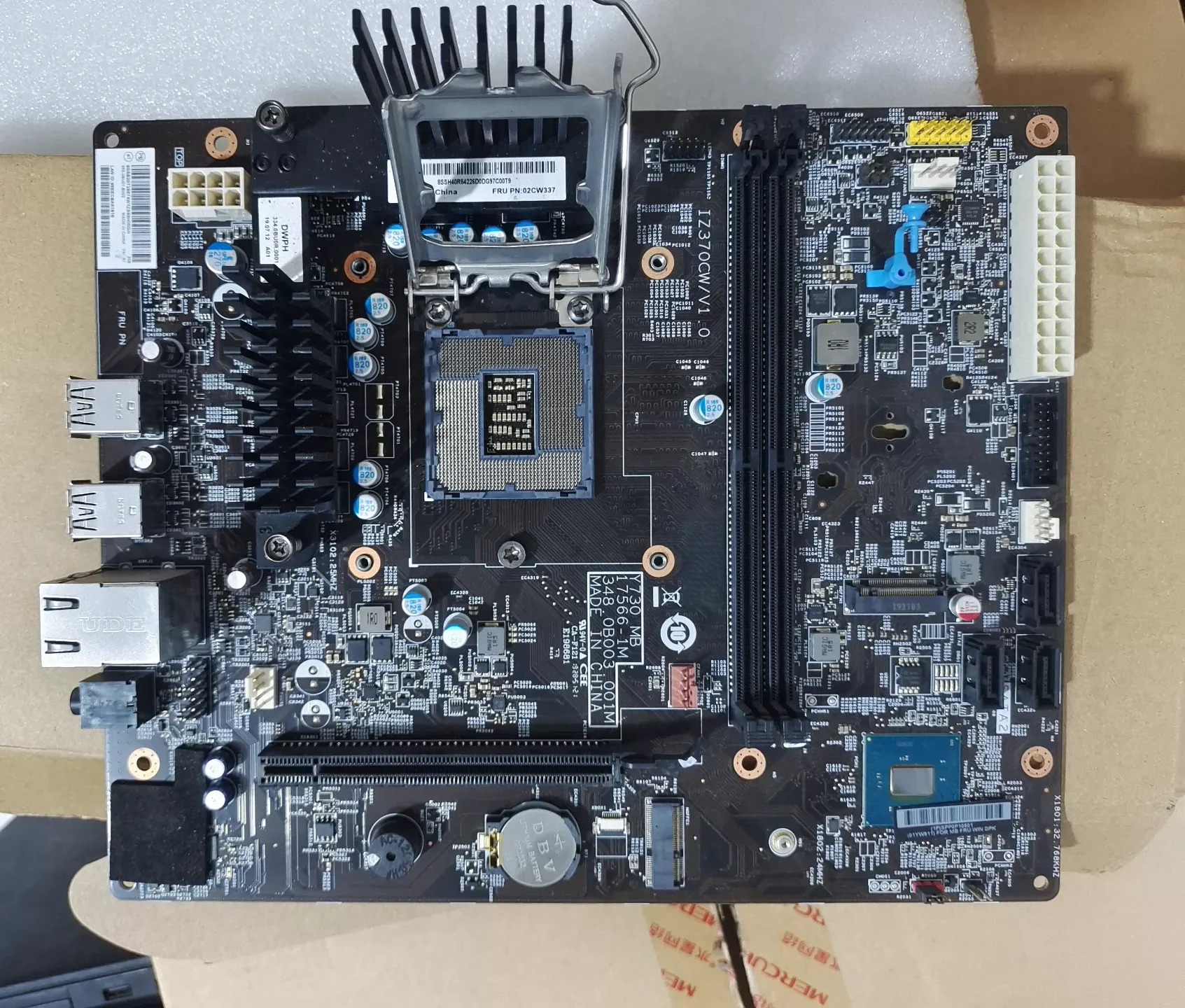 

Suitable For Lenovo Y730 9000GTI-19 28ICO Motherboard IZ370CW /V1.0 17566-1M 01YW911 01YW912 Mainboard 100% Tested OK Fully Work