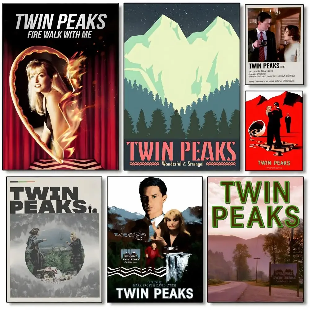 Twin Peaks TV Series Shows Poster Poster High Quality Wall Art for Home Bedroom Living Hallway Perfect Gift