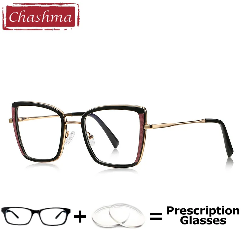 Chashma óculos de olho de gato feminino transição fotocromática progressiva lentes multifocais anti reflexão moda óculos para senhora