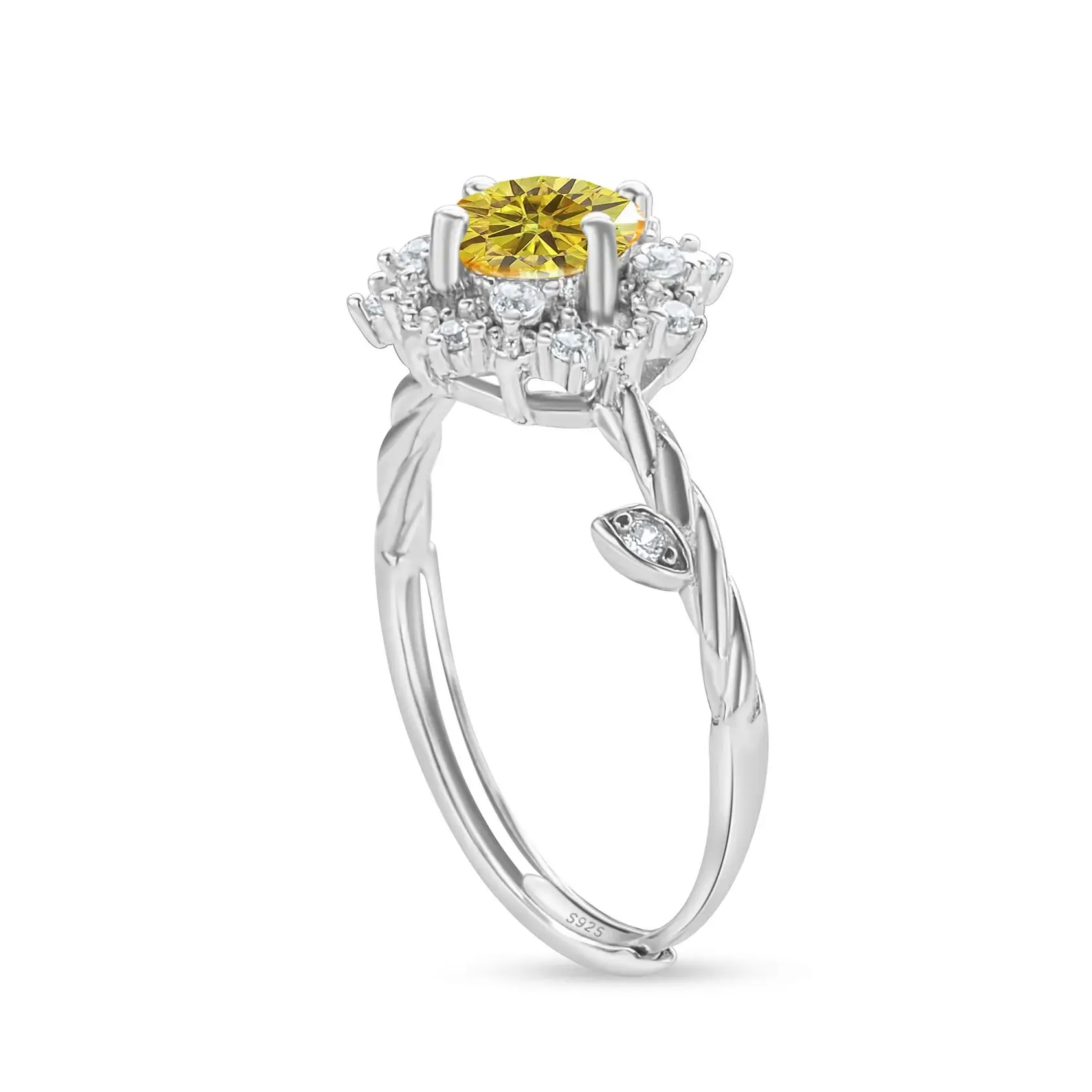 1 Carat Rainbow Color Moissanite Ring with GRA Certificate Original Sterling Silver 925 Jewelry finger ring Women Wedding Bands