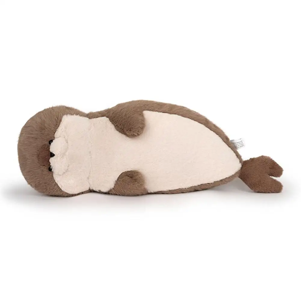 Plush Seal Otter Toy Soft Pillow Lifelike Stuffed Marine Life Sea Otter Simulation Seal Cushion Birthday Gift