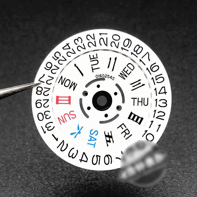 

Watch Movement Replacement Parts Date Day Wheel Disc Replacement for NH35 NH36 NH37 etc. Watch Face Accessories