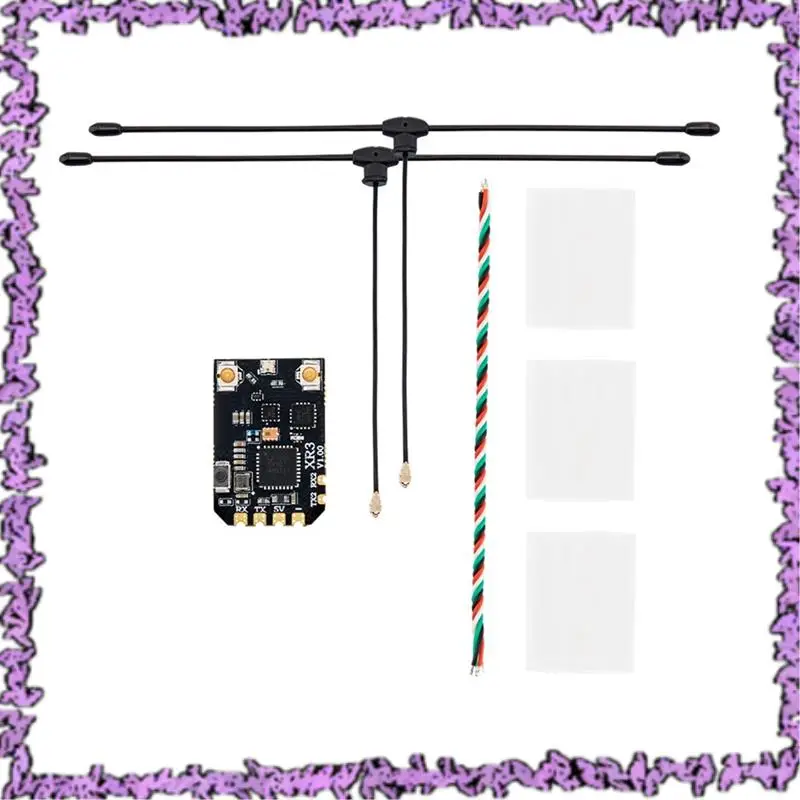 SCLL-For Radiomaster XR3 Nano Dual-Band Expresslrs Receiver With 900Mhz T-Antenna For FPV Long Range RC Drone