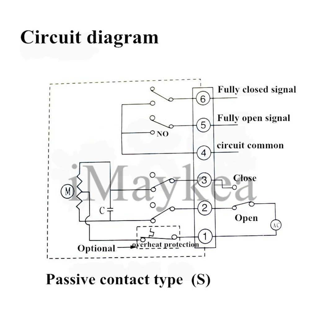 AC220V Motorized Valve Actuator 50Nm Fit For Ball Valve And Butterfly Valve