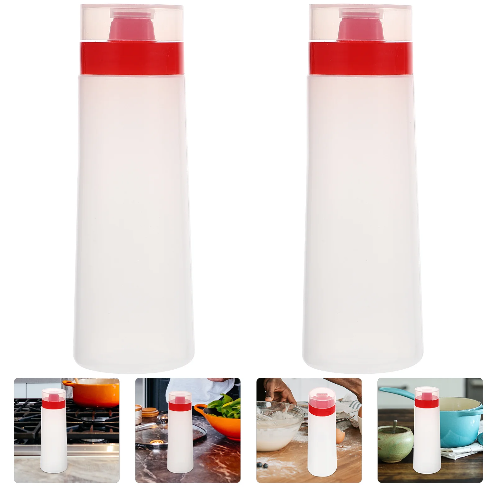 2 шт. пластиковые бутылки для соуса, герметичные, для кетчупа и горчицы