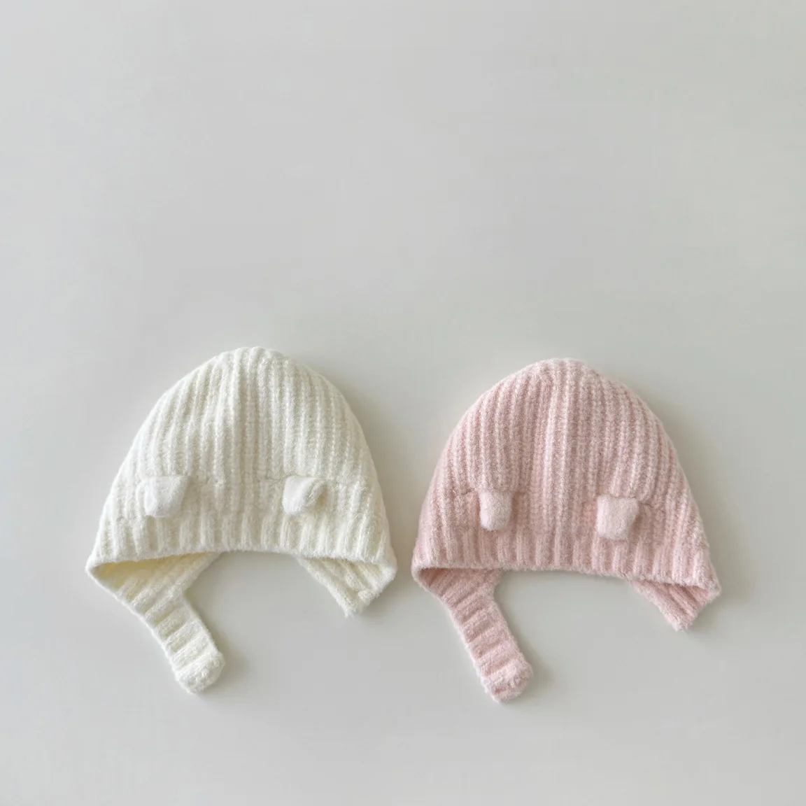 2024 New Baby Boys Girls Hat Knitted Cartoon Cute Color Autumn Winter Caps Newborn Baby Hats