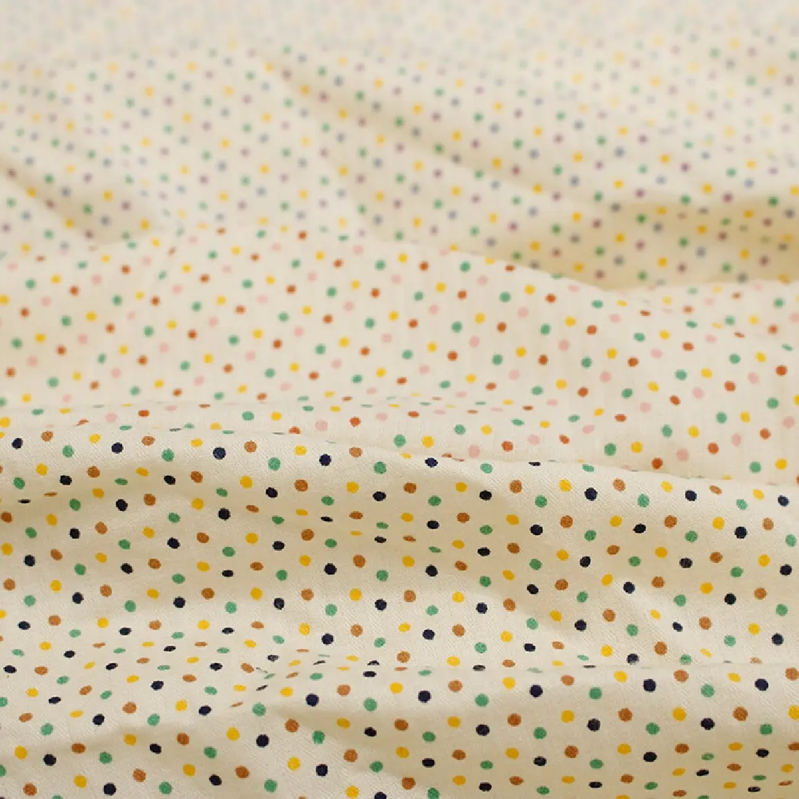 

Новая ткань из 100% хлопка с принтом в горошек, мягкая и дышащая для рубашек, юбок и поделок