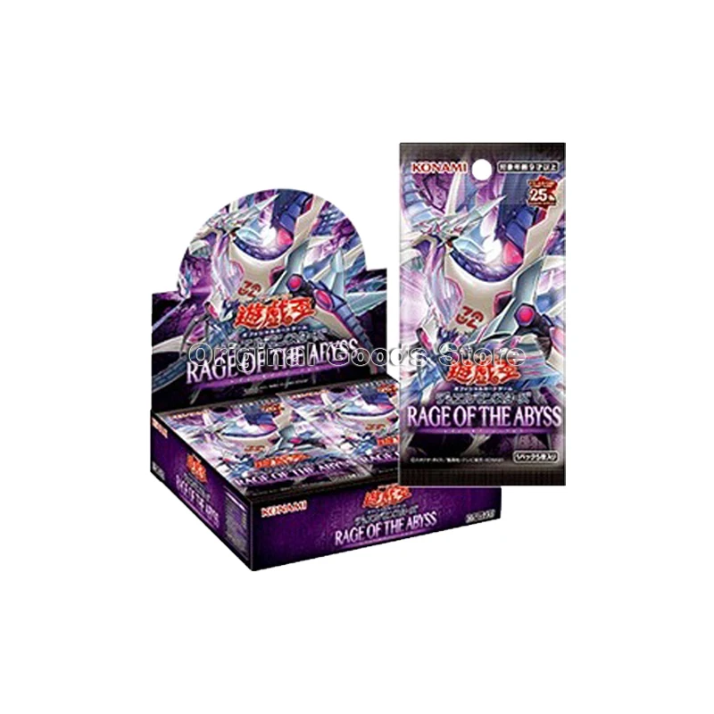 Originele Yugioh Kaart Japanse Versies Woede Van De Afgrond 25-jarig Jubileum Yu Gi Oh Echte Konami Box Kinderen Verjaardagscadeaus