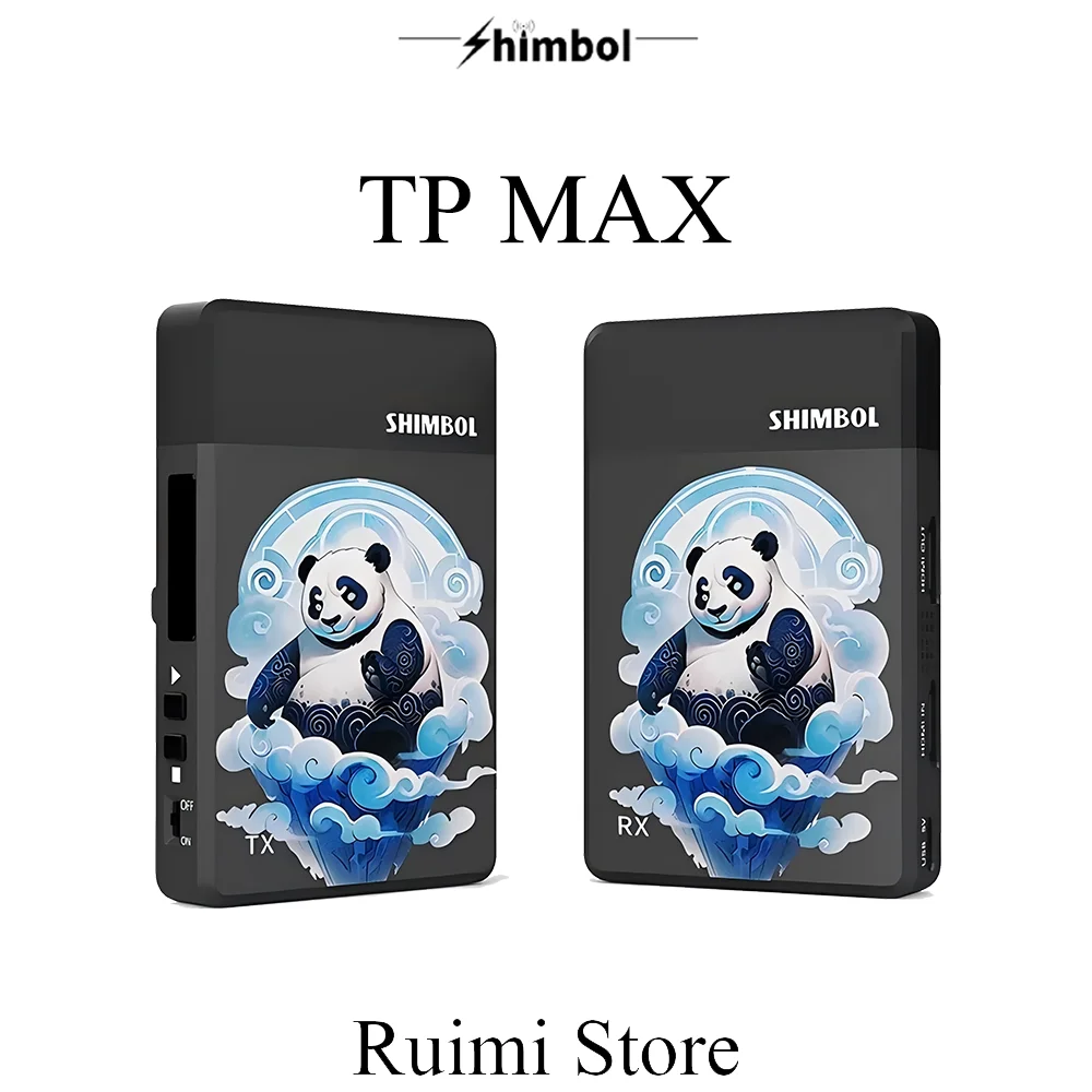 SHIMBOL TP MAX Wireless Video Transmission System 1080P HDMI-compatible Image Transmitter Receiver for Videographer Filmmaker