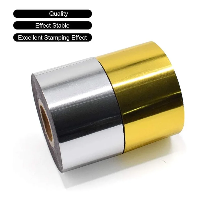 A59E-ورق رقائق الختم الساخن مع 1.5X400ft، ورق ختم الرقائق الساخنة لآلة البرنز الجلدية لتقوم بها بنفسك الديكور