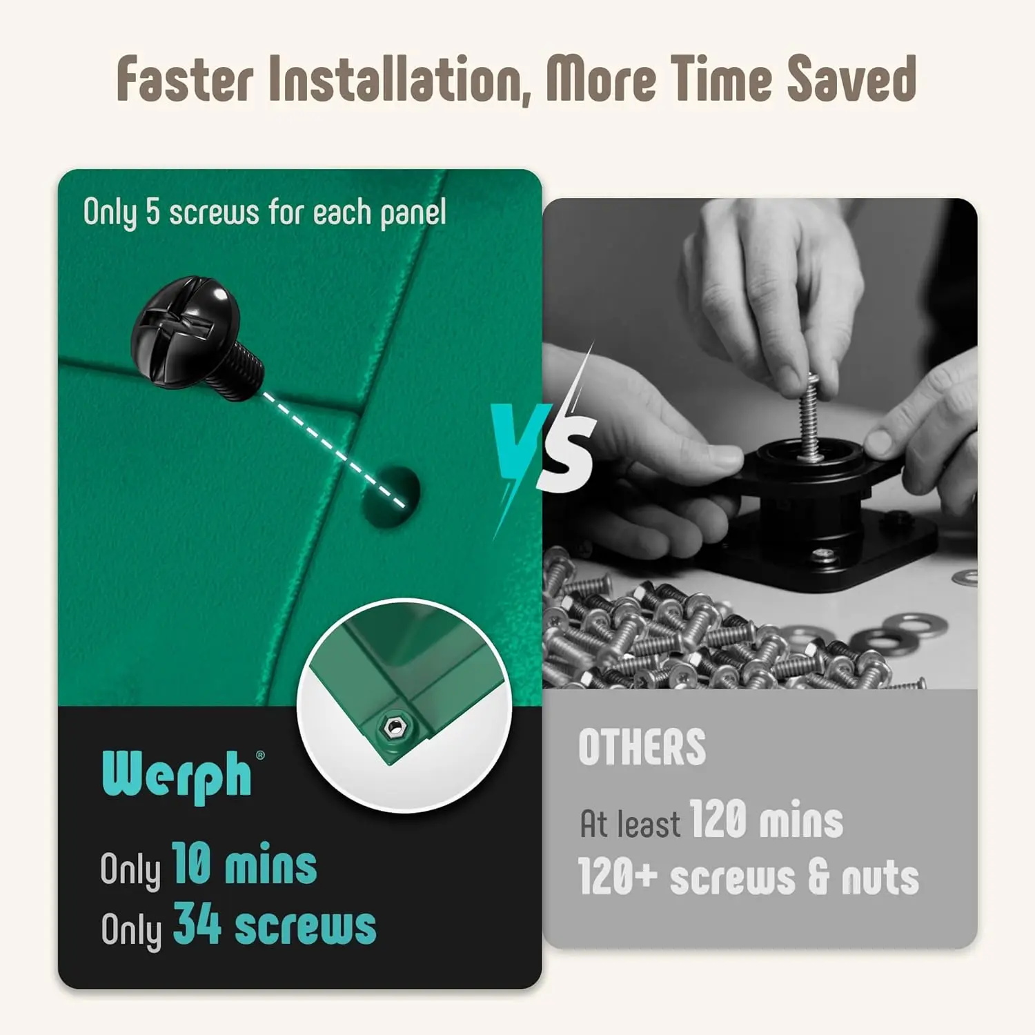 سلة سماد سعة 43 جالون مع قفازات، تجميع سريع وسهل الإعداد في الهواء الطلق، غرفة مزدوجة لساحة المطبخ والحديقة باللون الأخضر النفايات #4