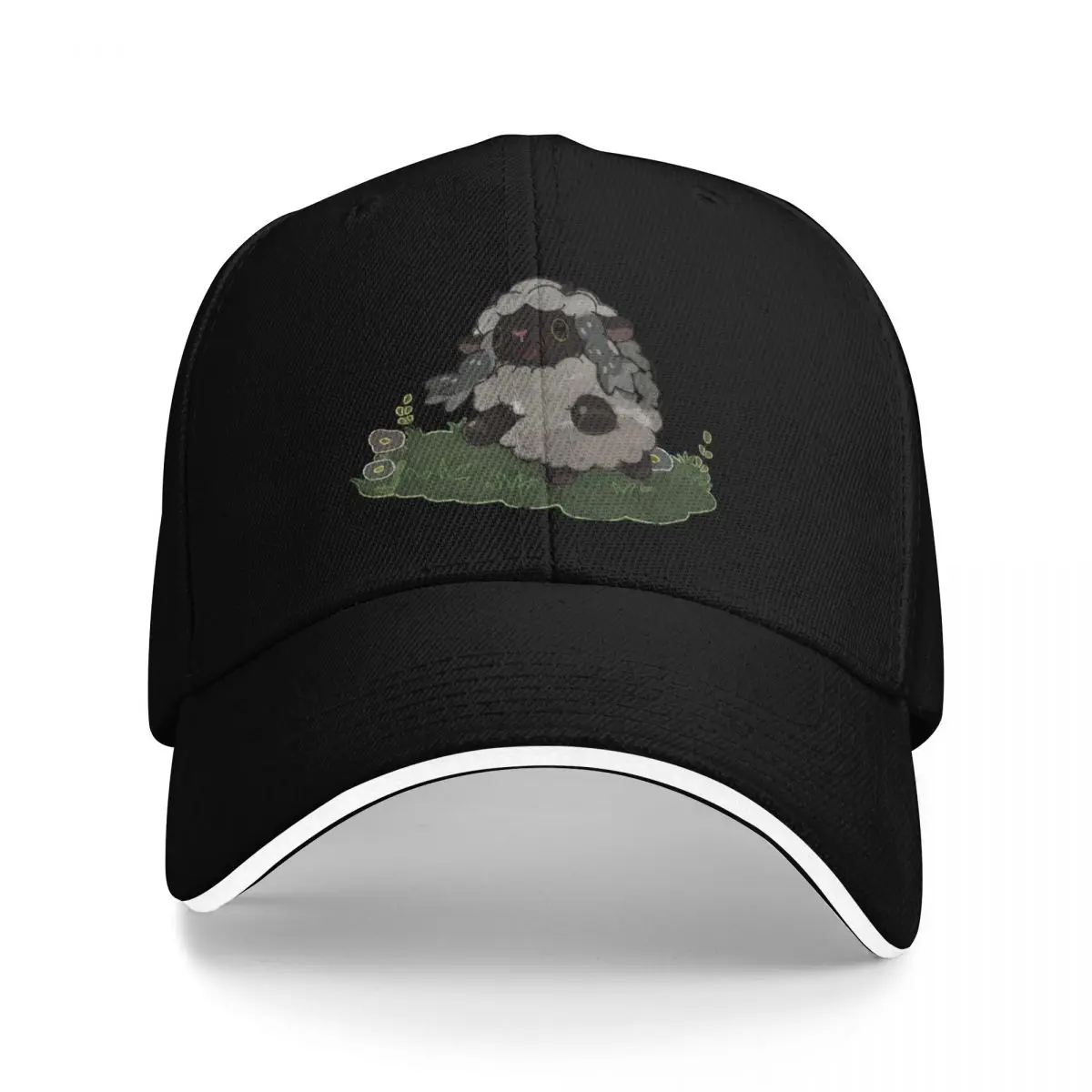 

Cute sheep watercolor Baseball Cap |-F-| Custom Cap men's big size hat Golf Men Women's