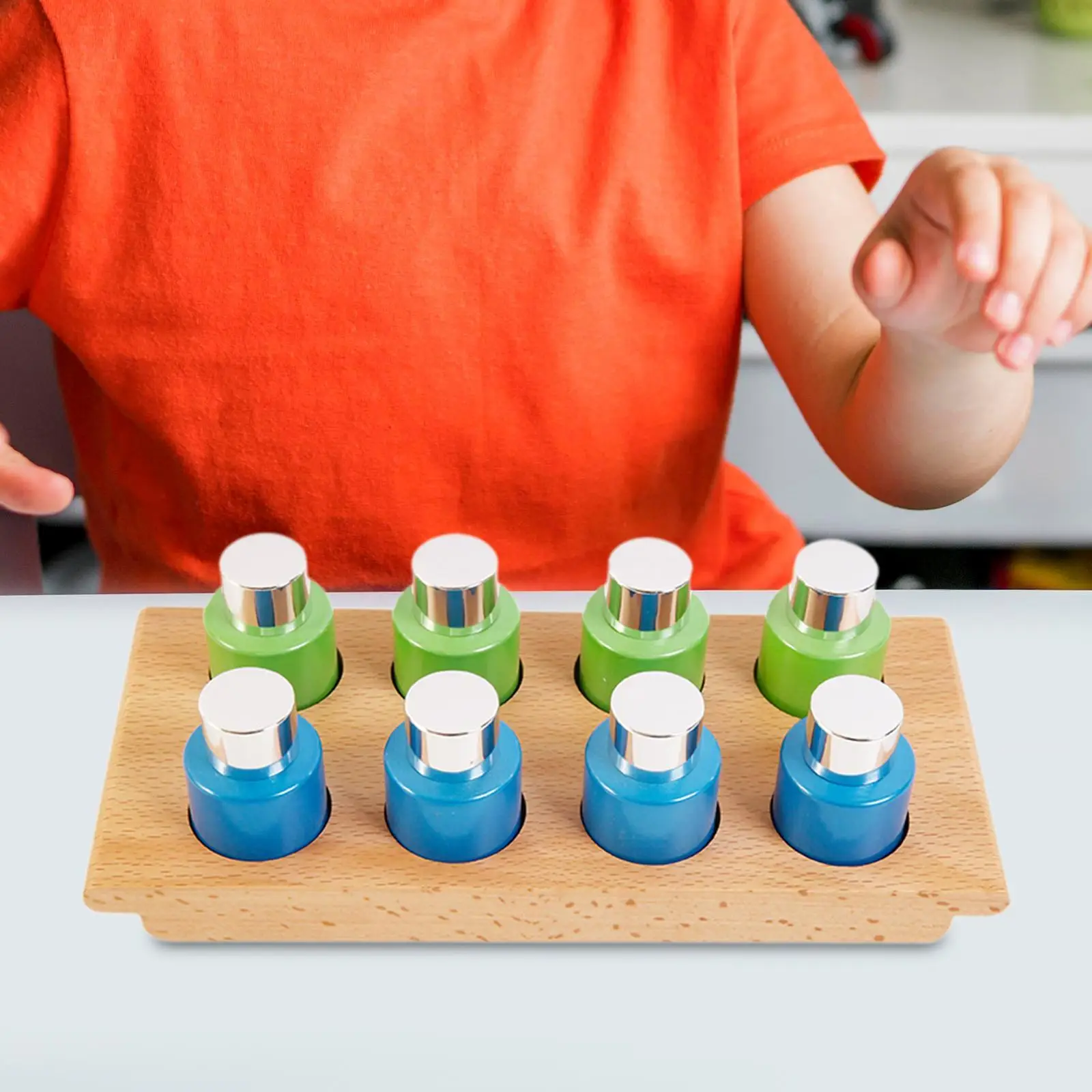 

Montessori Tasting Bottle Sensory Teaching Aids for Kids Baby Kindergarten
