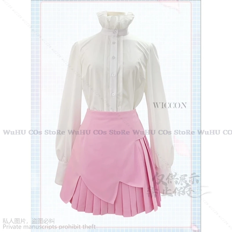 Anime Sakura Cosplay Costume pour femme, Vtuber Game Project, Sekai Cos, jolie robe de printemps rose, Lolita, perruques roses, Halloween