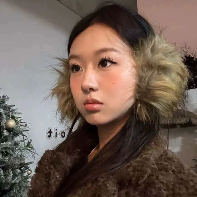 Y2k корейские плюшевые меховые наушники