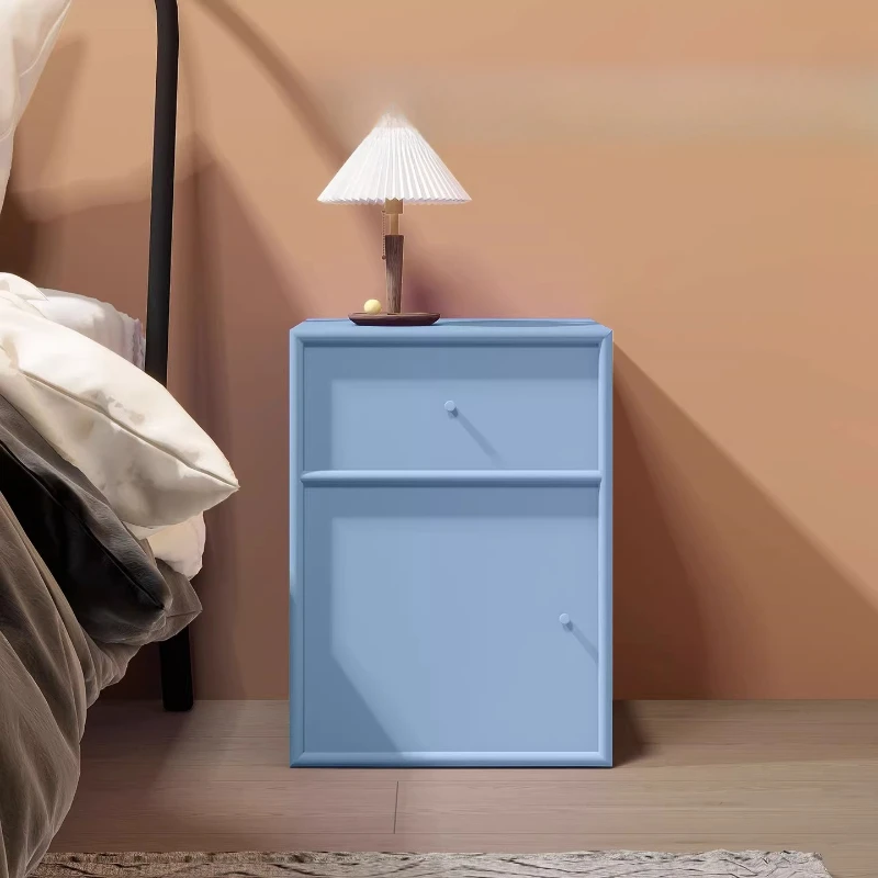 

Bedside table Modern simple household bedroom formaldehyde-free locker Children's bedside table solid wood bedroom cabinet