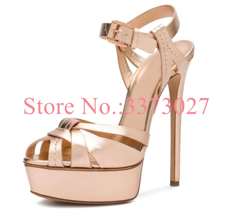 Sandali con plateau verde chiaro moda donna New Peep Toe sandali gladiatore con tacco Super sottile Sexy Lady décolleté di grandi dimensioni scarpe