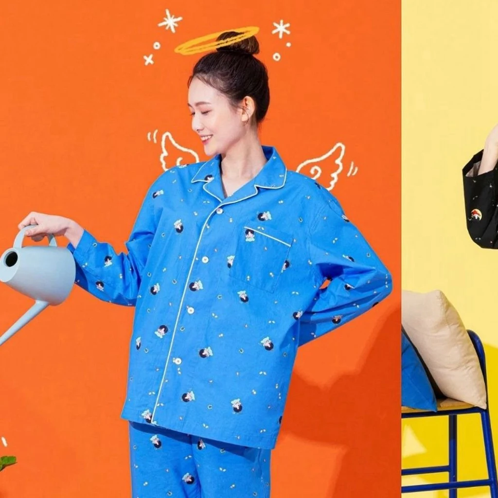 New Pajamas Set JIN Tracksuits Two Pieces Set Oversize Homewear Good Day Pajamas Pajama Pants SetWinter Casual Outfits