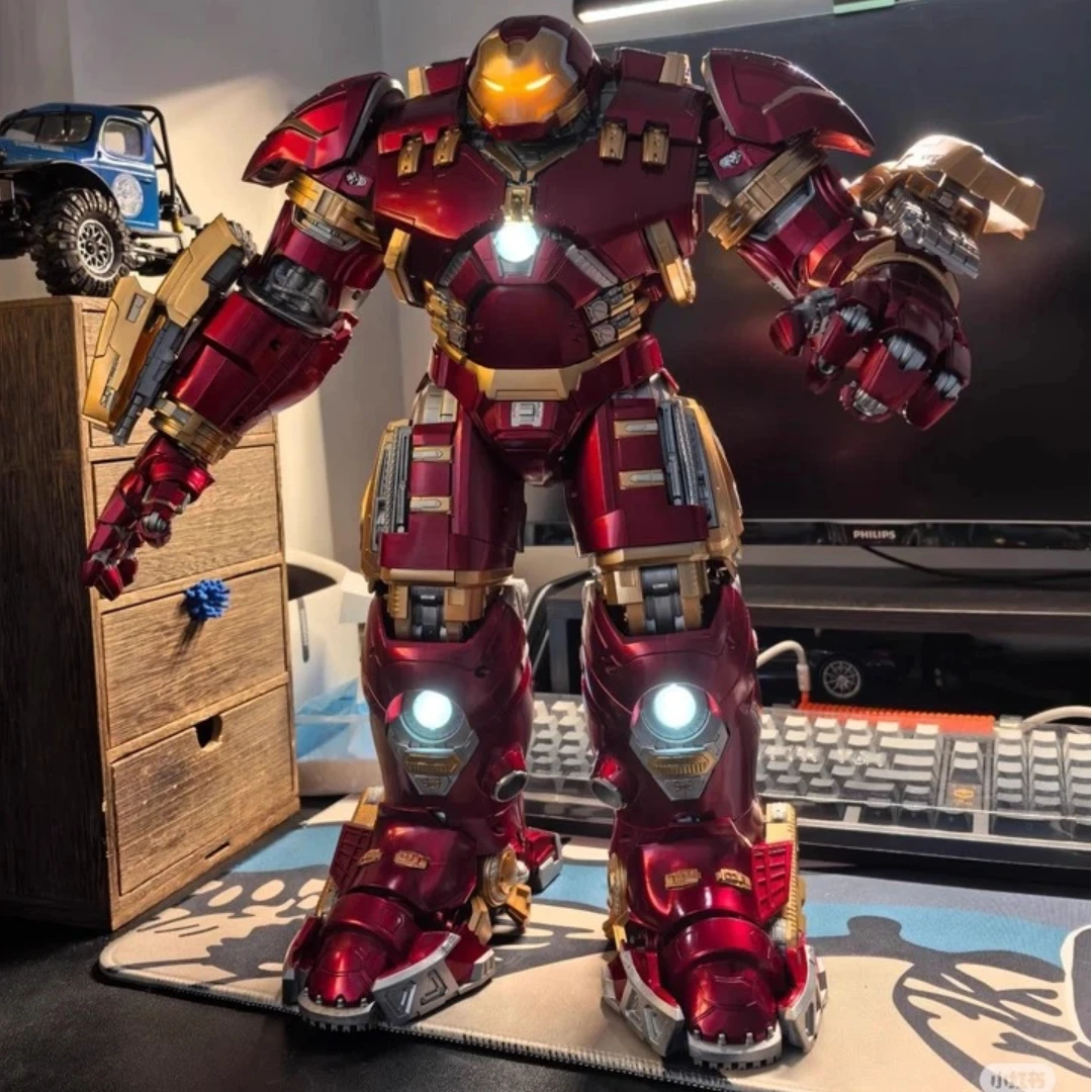 Em Estoque: Boneco de Ação Marvel Iron Man Hulkbuster Mk42 Mk43 Legends - Armadura Hulkbuster Montável com Efeito Luminoso - Modelo Colecionável - Brinquedo de Presente