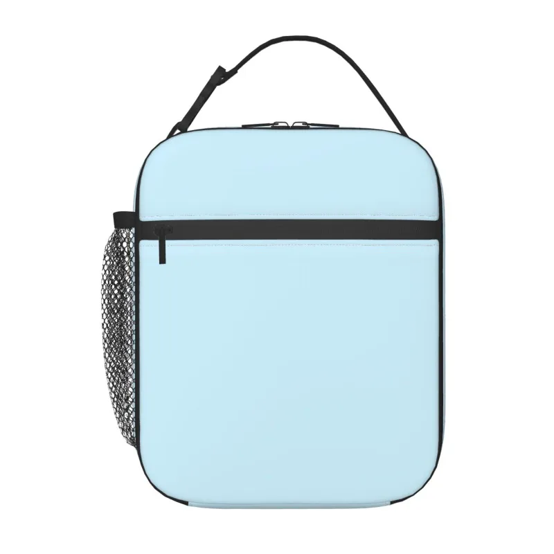 Blue Lunch Bags Insulated Lunch Box Lunchbox for Teens Boys Girls Women Men Premium Thermal Tote Cooler with Side Pockets
