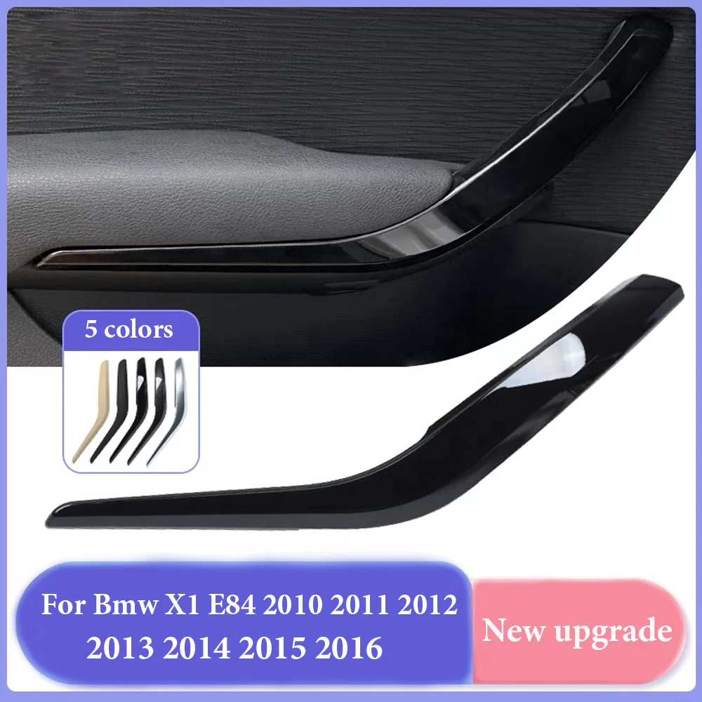 

4X Left Right Side Car Inner Door Panel Handle Pull Trim Cover Auto Interior Door Handles Covers For BMW X1 E84 2010-2016