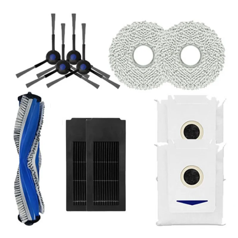 

Покупки 11 шт. для Ecovacs DEEBOT X2S аксессуары для роботов-пылесосов роликовая боковая щетка HEPA-фильтр швабра ткань для пыли