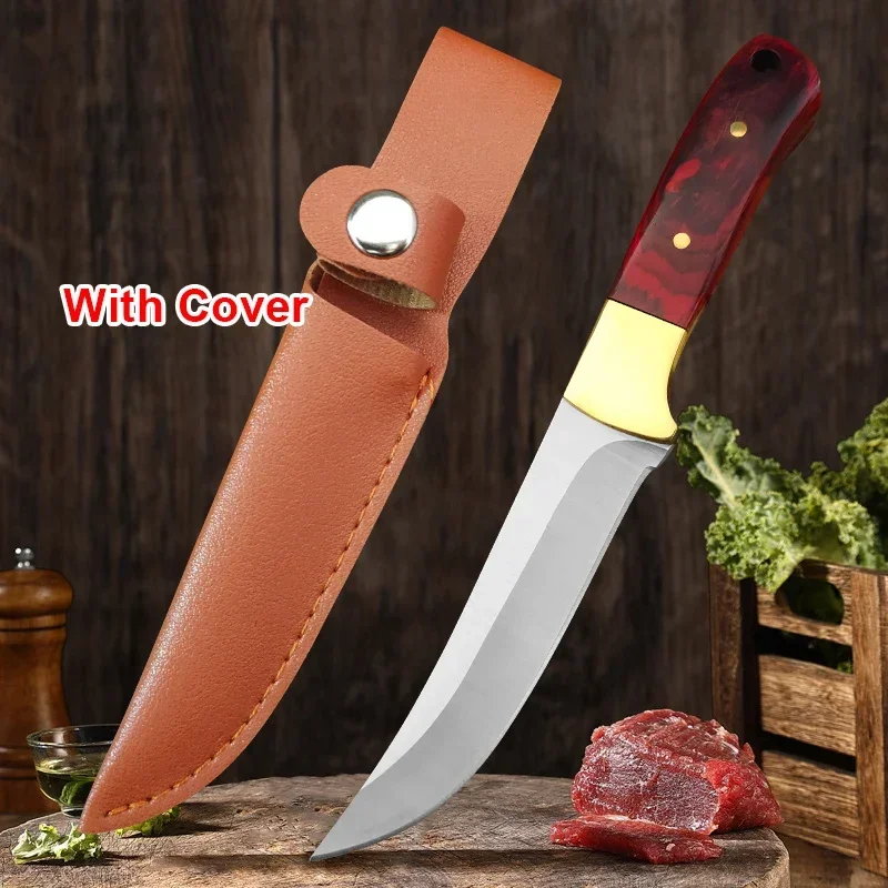 Utility Knife Forged Boning Chef Butcher Knives 5CR15 Stainless Steel Knife Slicing Meat Fruit Fish Knife Cooking Tools