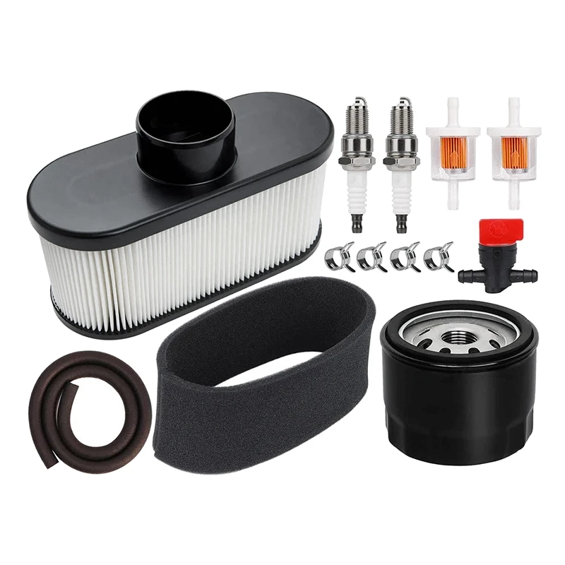 Hot Tune Up Kit For Kawasaki FR651V FR730V FS481V Lawn Mower Tractor,Replace 49065-7007 Oil Filter 11013-7047 Air Filter