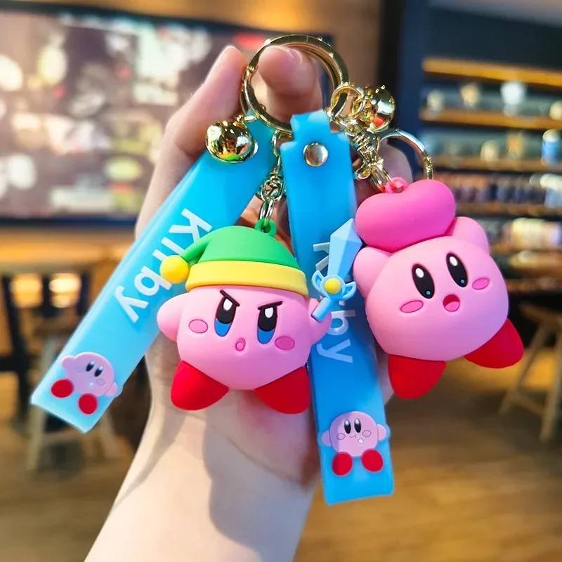 

Оптовая продажа Kawaii Kirby Брелок Звезда Каби Брелок Кукла Аниме Фигурка Рюкзак Подвеска Автомобильный Брелок Аксессуары Брелок Игрушка Дети