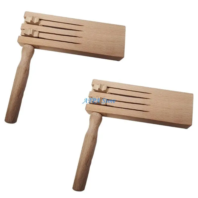 U13C Ratchet Noise Maker Matraca Toy Birthday Present Musical Toy Children Toy