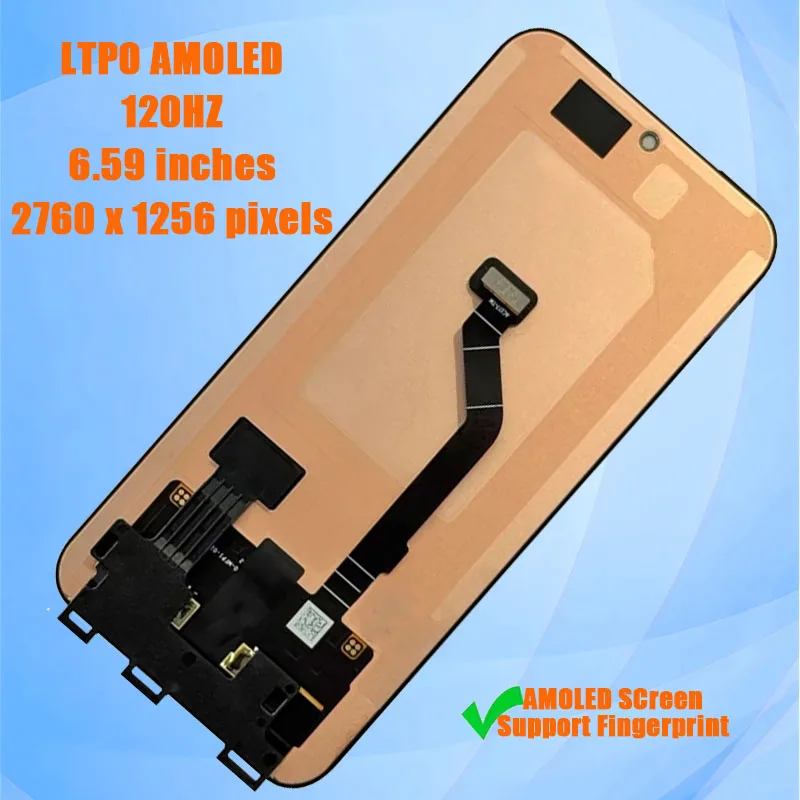 6.59‘’ 120Hz AMOLED Screen For OPPO Find X9 5G CPH2797 PLJ110 Phone Display Touch Screen Support Fingerprint Function With Frame