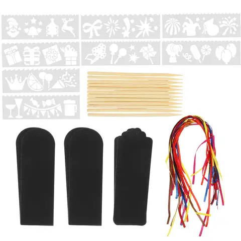 1Set Blank Scratch Bookmark Set DIY Fun Interactive Craft Project for Family Friends Christmas Wedding Birthday Valentine Gift