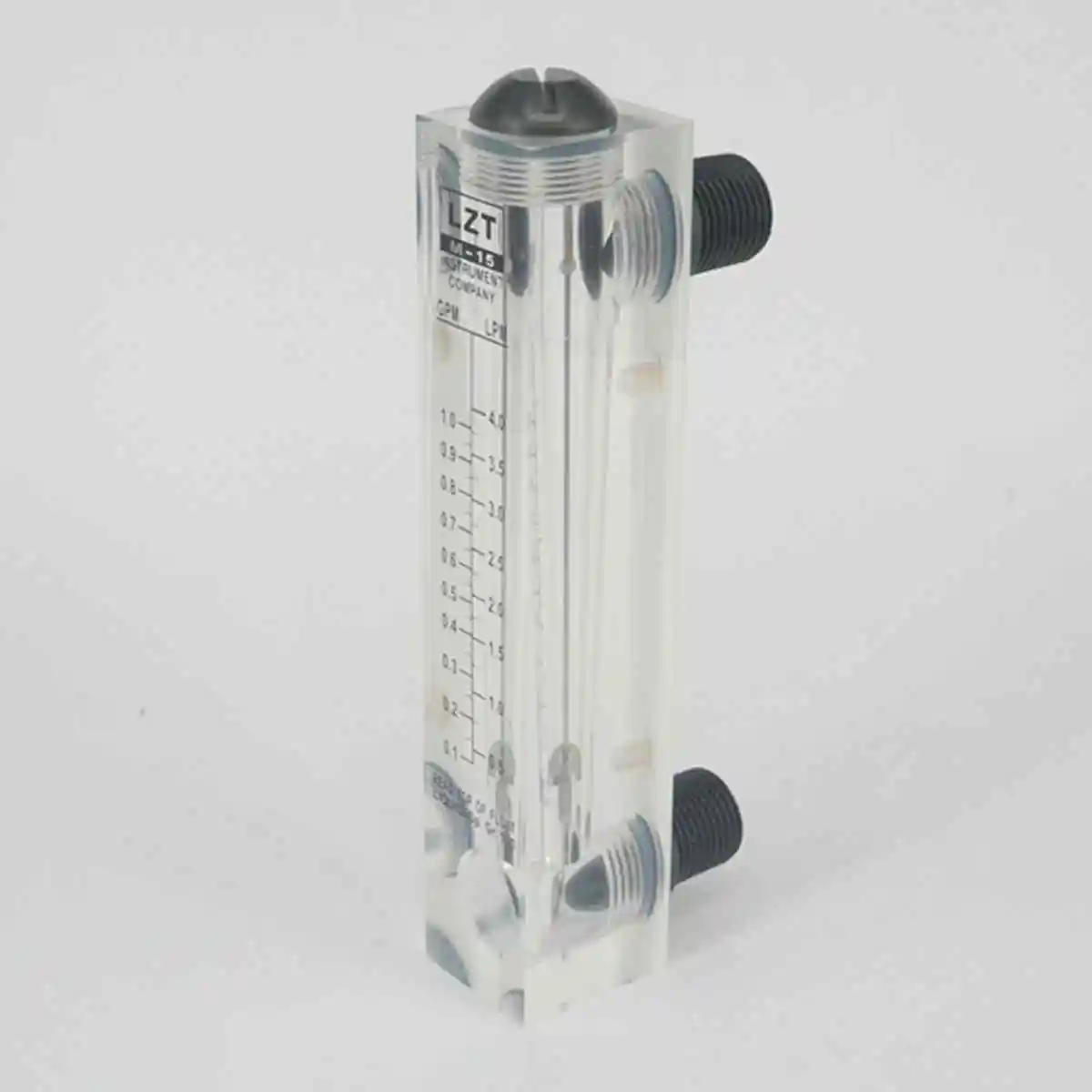 PMMA Liquid Flowmeter Water Flow Meter Panel Rotameter With/Without Control Valve LZM-15 0.2-2LPM 16-160LPH 1-7LPM 10-100LPH