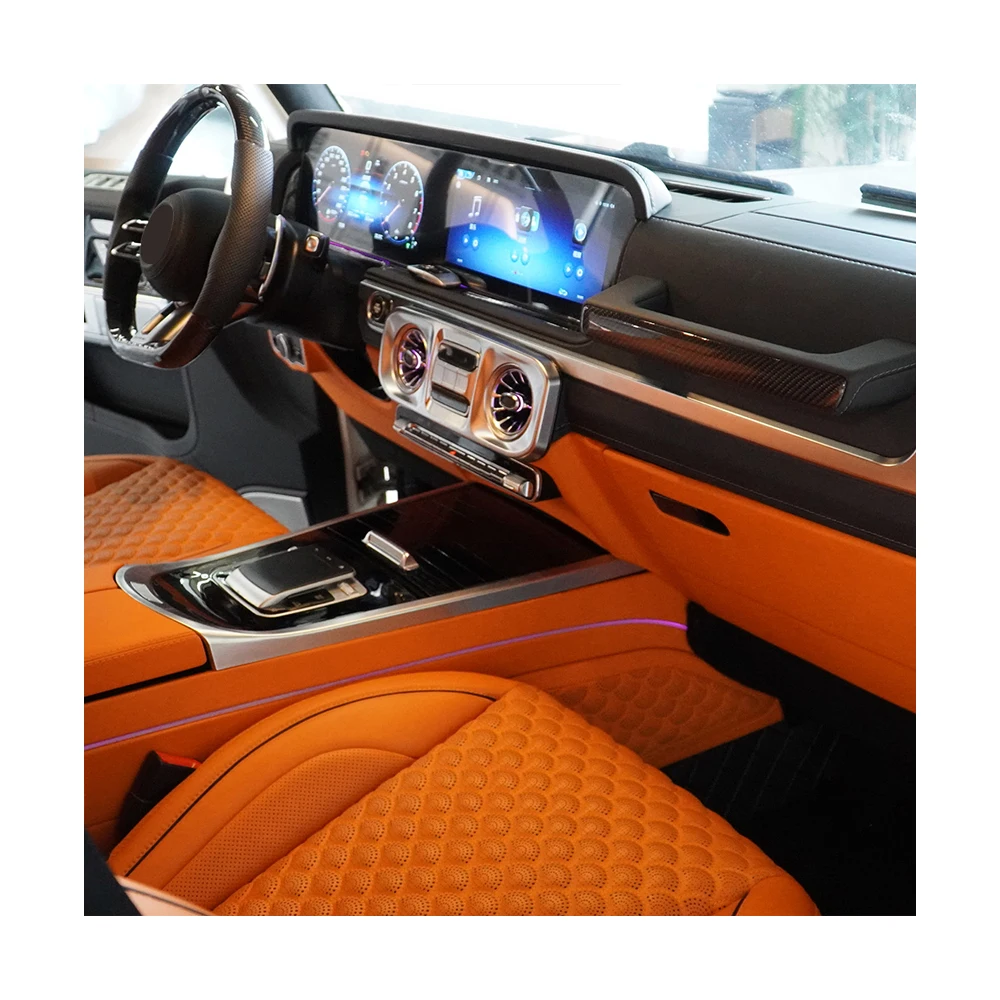 2025 New G Wagon W463 to W465 Popular Interior Upgrade Kit with LCD Screen Steering Wheel for G Class
