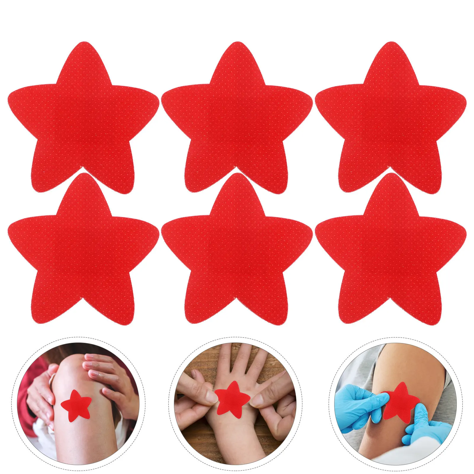 20Pcs Star Shaped Adhesive Bandages Small Breathable Self Adhesive Portable Wound Care Patches for Home Use Wound Bandages