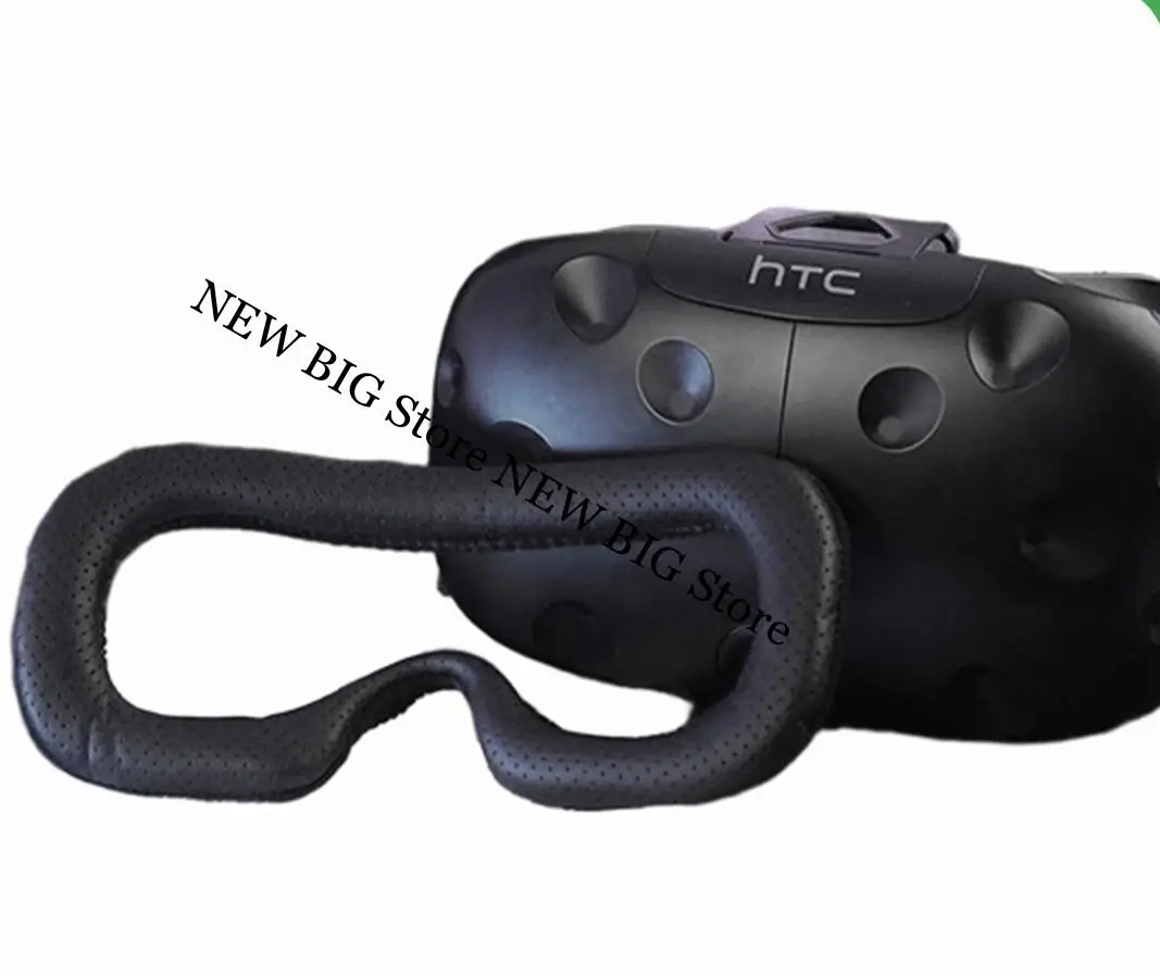 Funda de cojín de cuero, almohadillas para los ojos, tapete de esponja, accesorios de realidad virtual, máscara facial de espuma suave a prueba de sudor para auriculares HTC Vive