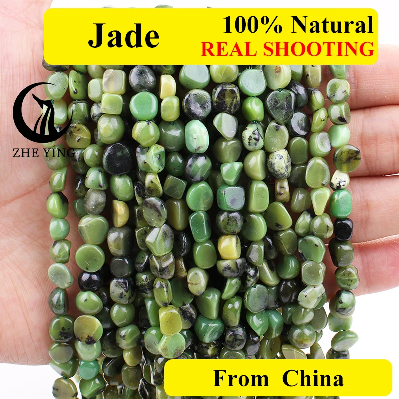 Zhe Ying Natural Turquoise Nugget Irregular Loose Gemstones Beads for Jewelry Making Bracelet Necklace DIY Accessories