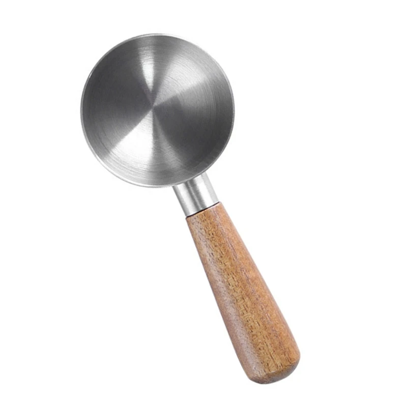 12 グラム木製ハンドルコーヒー計量スプーンコーヒーアクセサリーコーヒー測定ガジェット