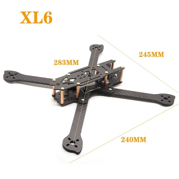 HSKRC Drone Quadcopter Frame XL5 XL6 XL7 XL8 XL9 3K Carbon Fiber FPV Frame KIT TrueX 5/6/7/8/9 Inch With TPU KITS For FPV Racing