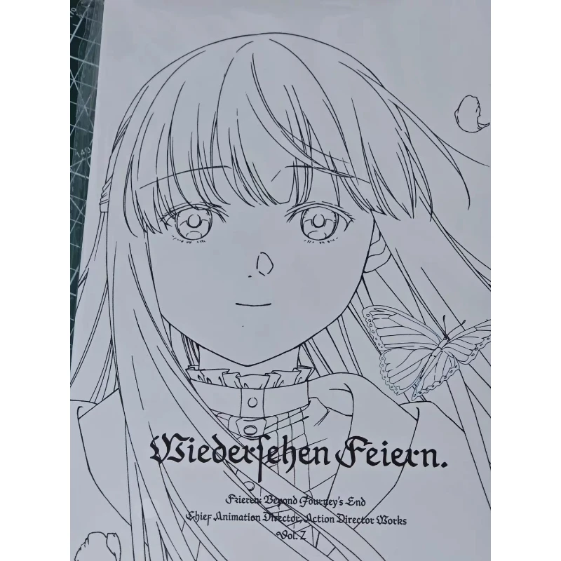 Frieren Beyond Journey's End Art Book Vol.2 Character, Scene, Action, Storyboard, Art Line Drawing, Hand-drawn Sketch