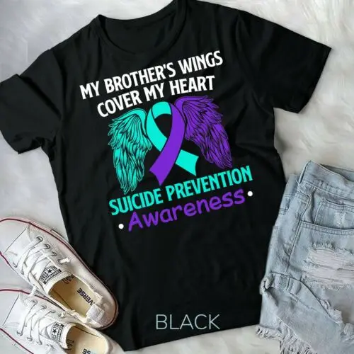 Suicide Prevention Awareness My Brother's Cover My Heart T-Shirt Unisex T-shirt