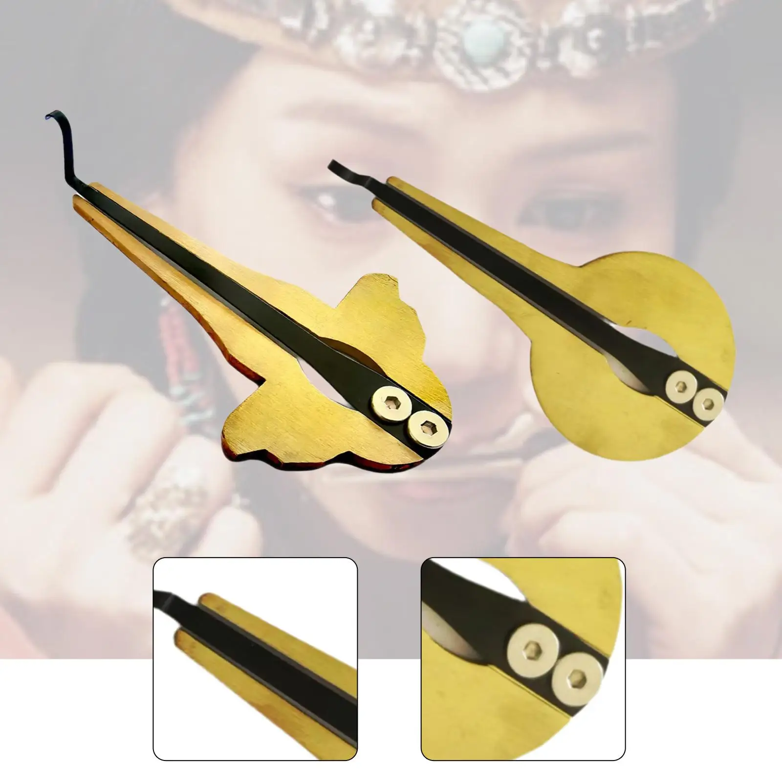 Russian Jaw Harp Beautiful Sound Creative Easy to Play Portable Mouth Musical Instrument Maultrommel for Adults Kids Beginners