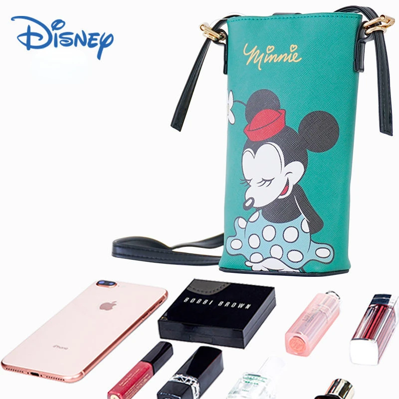 Disney Mickey Original New Children's Bag Cartoon Cute Mini Children's Coin Purse Fashion Lightweight Women's Mobile Phone Bag