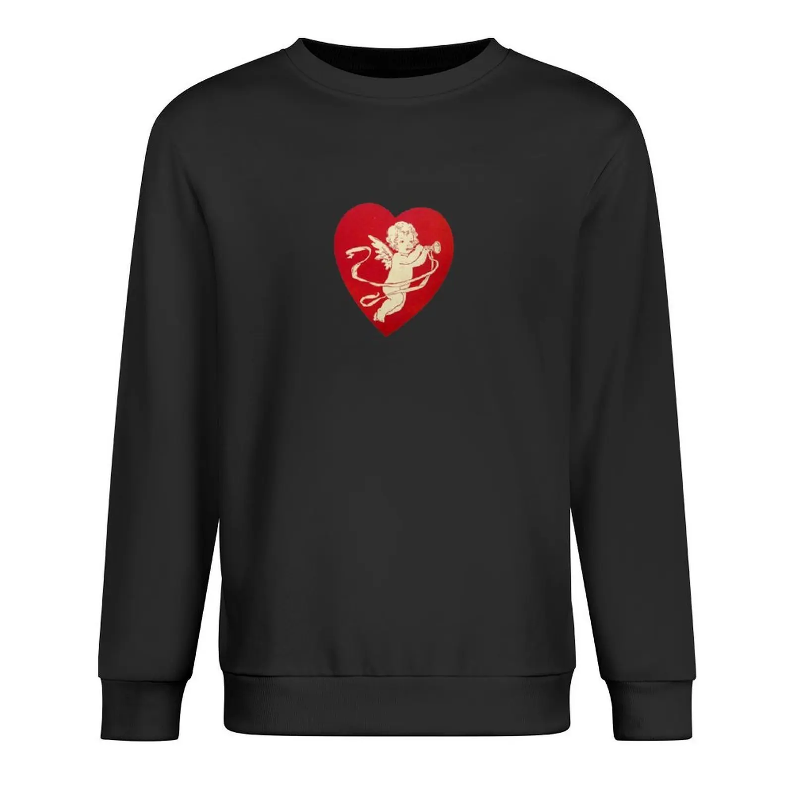 

vintage cupid Pullover men's winter sweater men clothing korean clothes mens designer clothes hooded sweatshirt for men