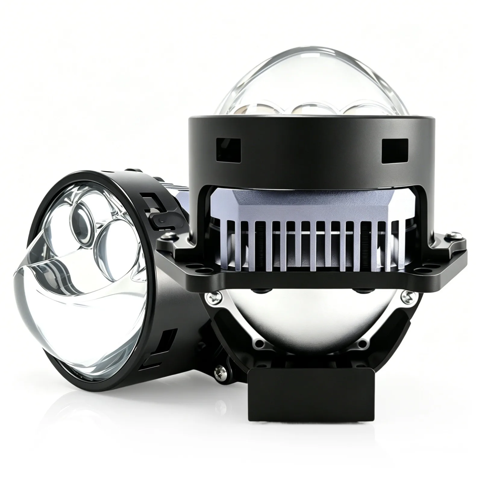 Hi Lo Beam 3 Inch Bi Led Laser Projector Lens 12V 72W 6000K Car Headlight Retrofit Single Dual Triple Direct