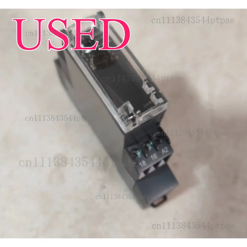 A time relay: re17ramu. 24vdc, power-on delay, adjustable from 1-100 hours. (real picture taken)