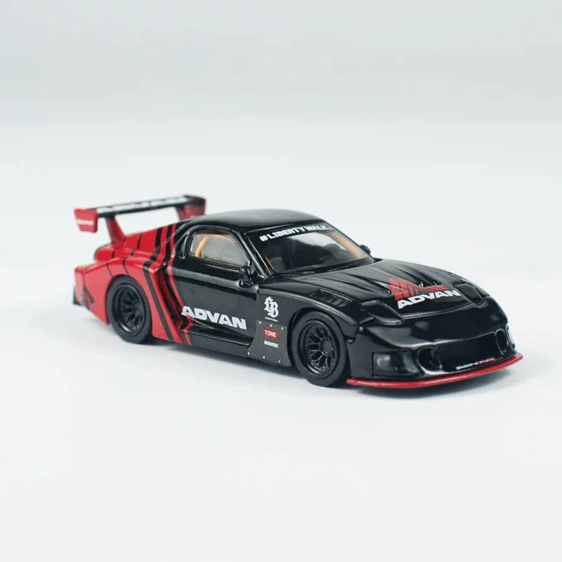 

MINIGT в наличии 983 1:64 Mazda RX-7 LB Super LBWK Silhouette Advan литая под давлением диорама модель автомобиля игрушки