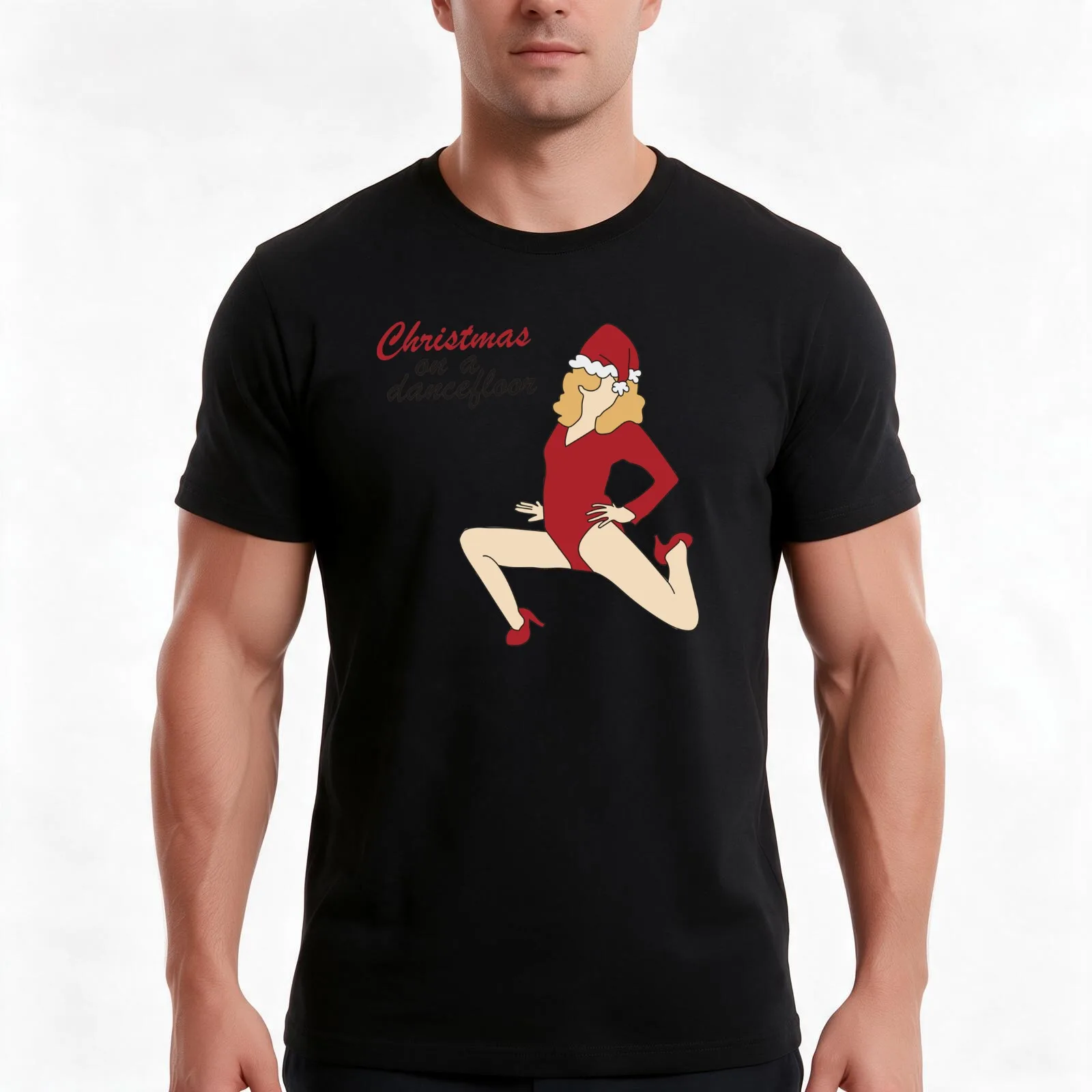 Madonna Christmas Confessions on a Dancefloor T-Shirt, Summer Casual Cotton Tee, Oversized Streetwear Tops, Unisex Men Women